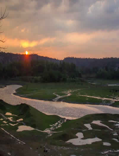 Damdama Lake-Sunrise Damdama Lake